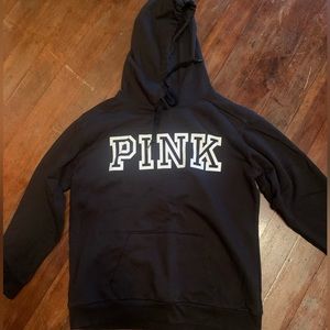 PINK from Victoria Secret - black hoodie, size Medium